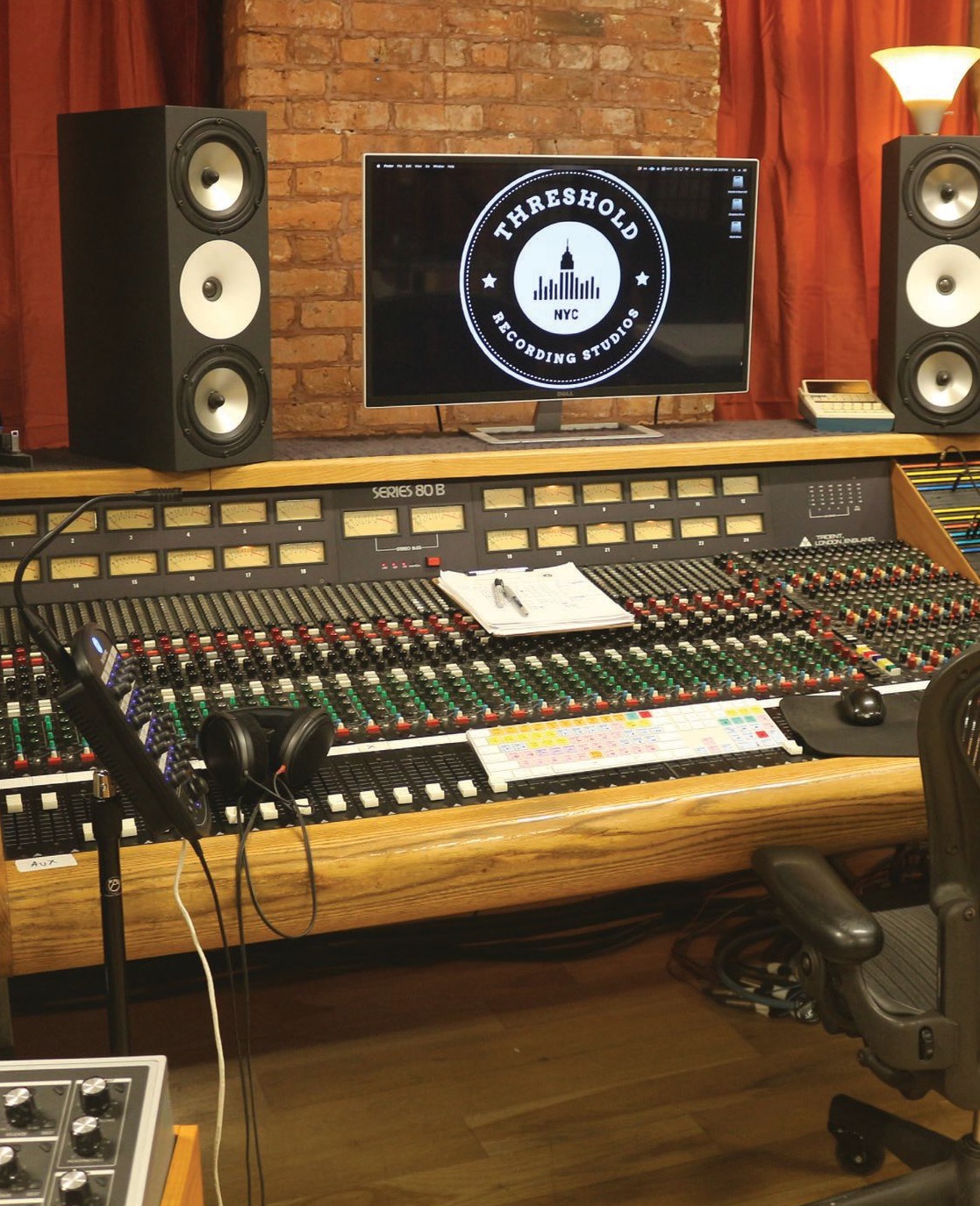 Soundboard at Threshold City Studios PHOTO BY JAMES WALSH/COURTESY OF THRESHOLD