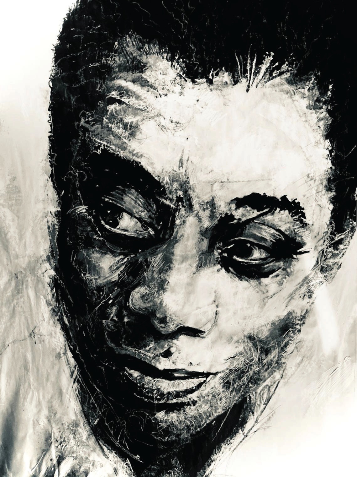 Gale Fulton Ross, “Writer James Baldwin” (2020) PHOTO COURTESY OF THE ARTIST