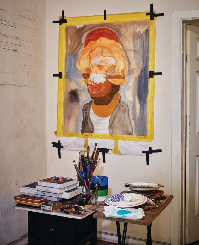 A work in process by Quinn Photographed by Frank Frances