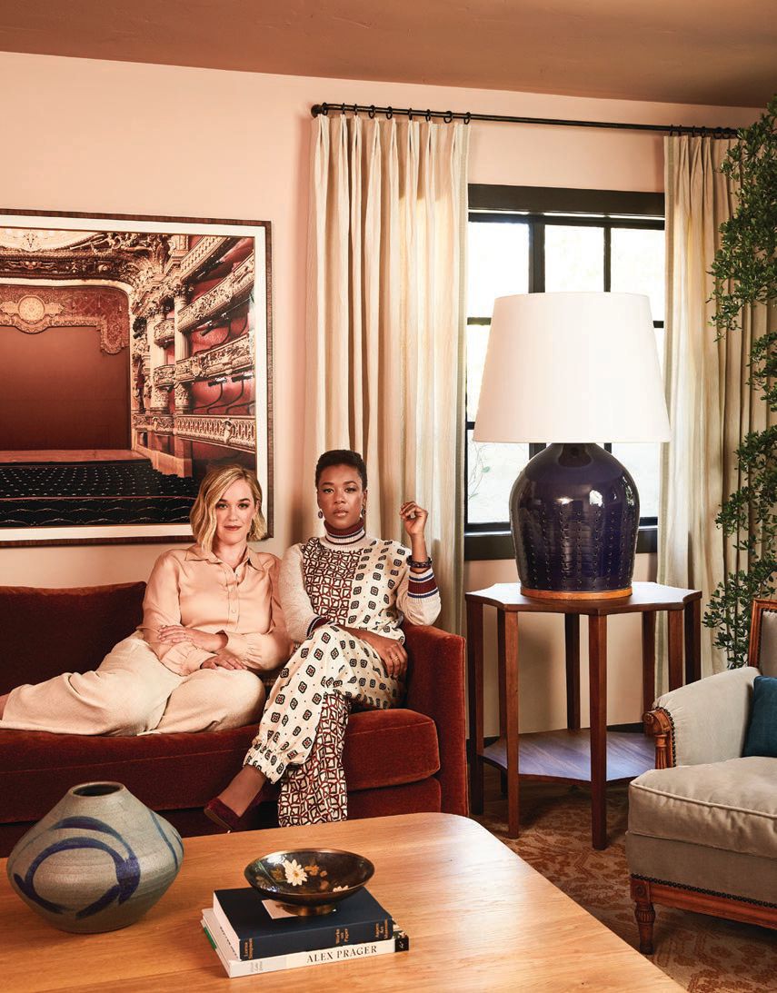 Homeowners Lauren Morelli (left) and Samira Wiley. Photographed By Sam Frost